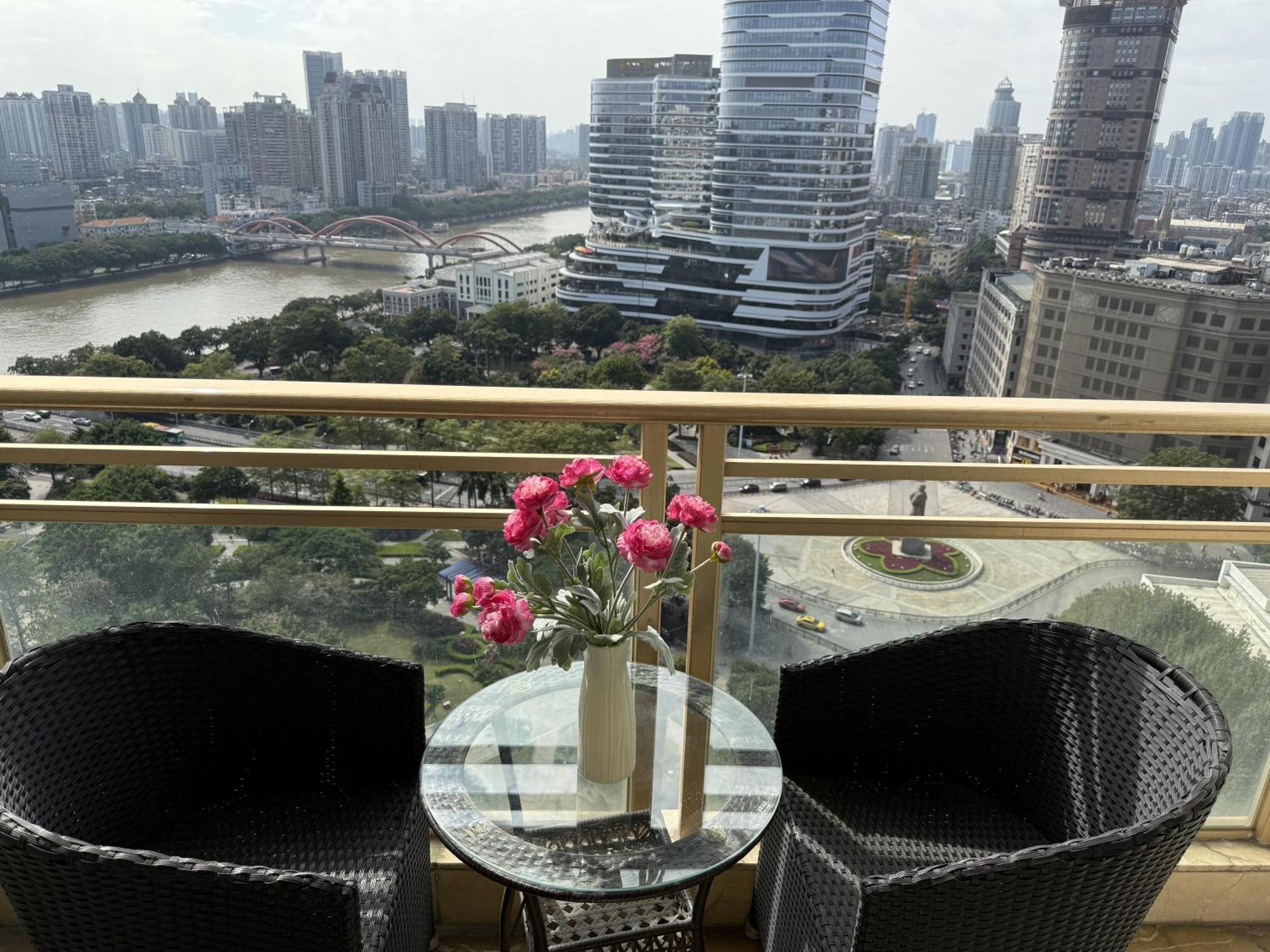 Waifiden Guangzhou Haizhu Square Wanyi Apartment 외부 사진