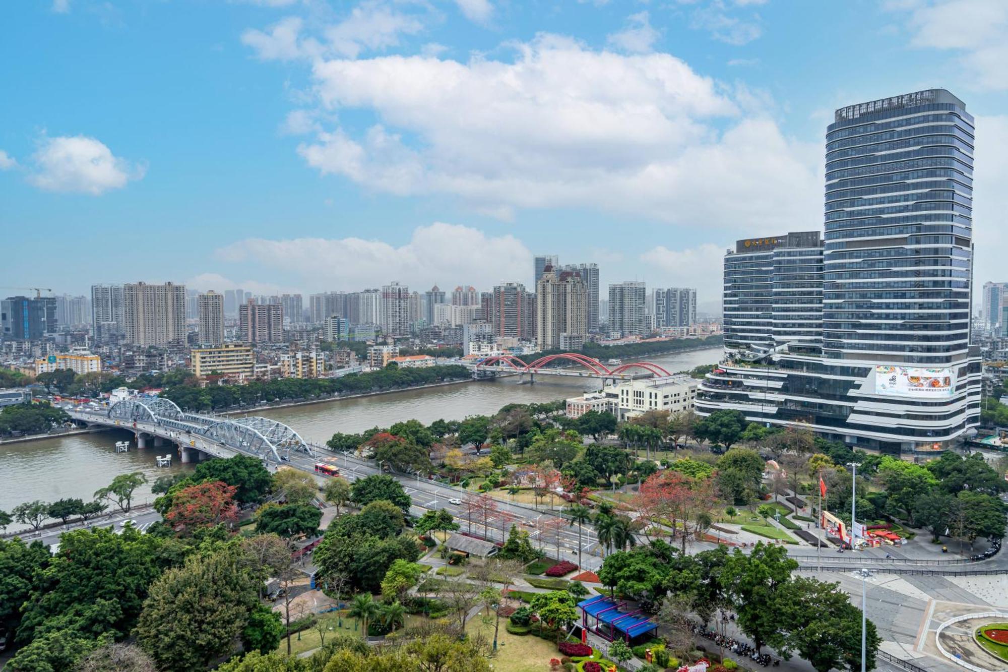 Waifiden Guangzhou Haizhu Square Wanyi Apartment 외부 사진