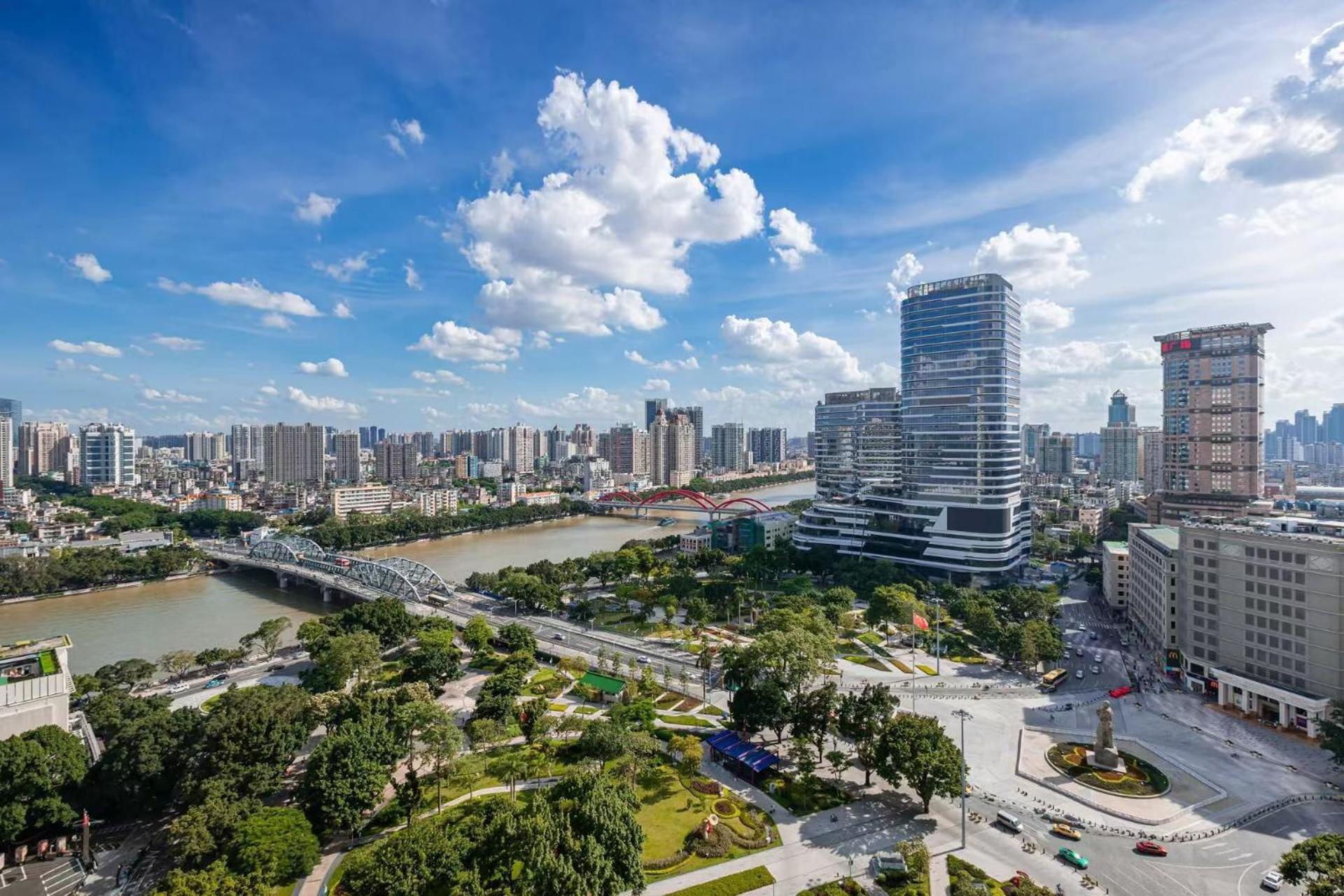 Waifiden Guangzhou Haizhu Square Wanyi Apartment 외부 사진