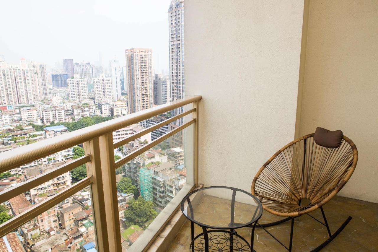 Waifiden Guangzhou Haizhu Square Wanyi Apartment 외부 사진